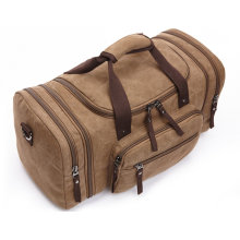 8642 Azul Café Kahki Zatous Zatous Oversized Canvas Viagem Duffel Bag com Grande Capacidade Saco De Fim De Semana